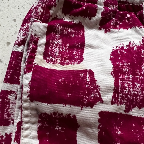 Supreme Belted Shorts Red and White Print - Picture 12 of 12